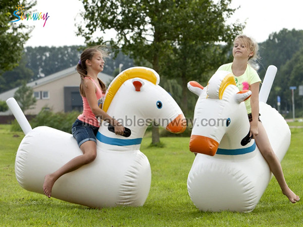 Inflatable Jumping Horse Riding Sports Games